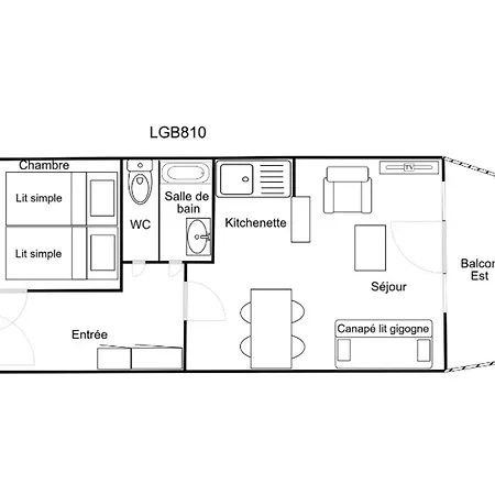 2 Pieces Confortables, Skis Aux Pieds, Proche Commerces - Fr-1-182a-1 Apartmán
